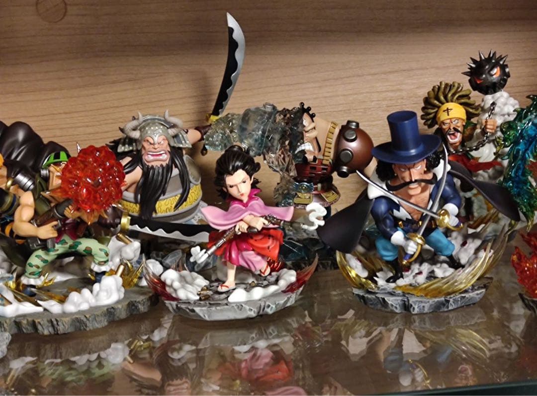 ONE PIECE 白ひげ海賊団 18体 ガレージキット ガレキ スタチュー①