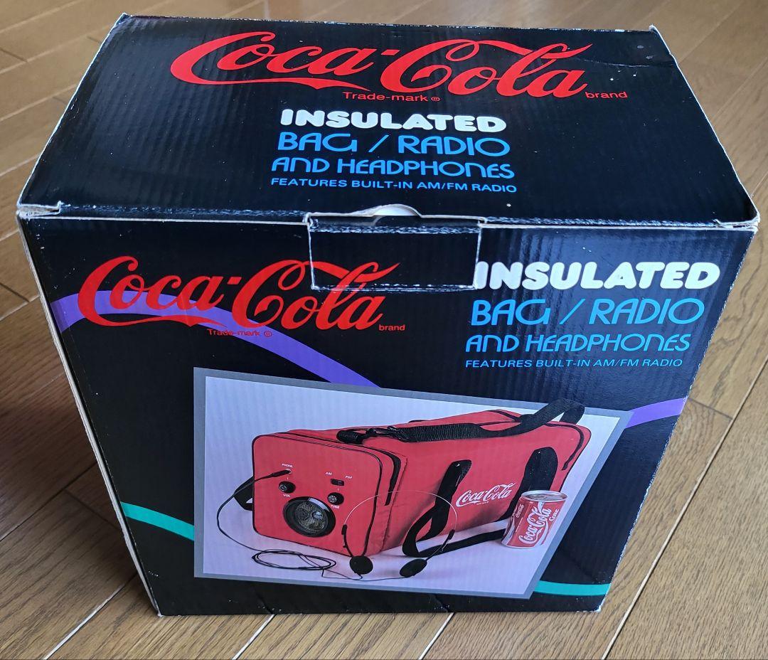 【1980年代】コカ・コーラ  ヴィンテージ  ラジオ内蔵  クーラーバッグ