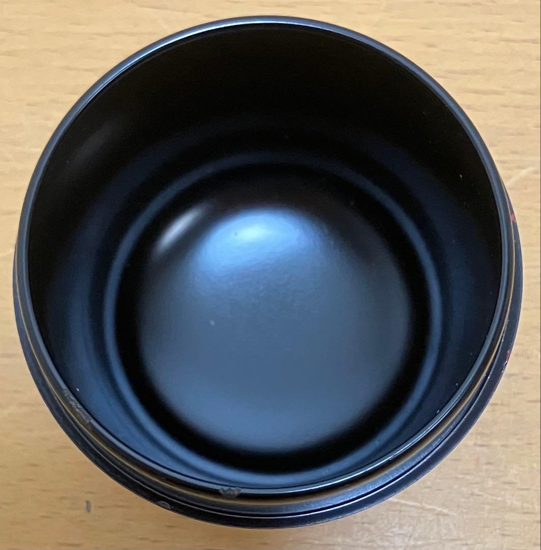 【茶道具】棗　なつめ　朱色　抹茶入れ　茶器　漆塗り