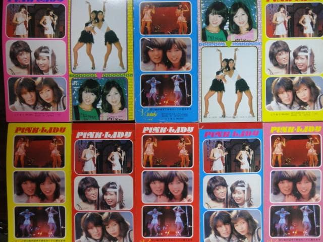 ピンクレディー　　オリジナルメモ帳コンプリートセット　1978年当時もの