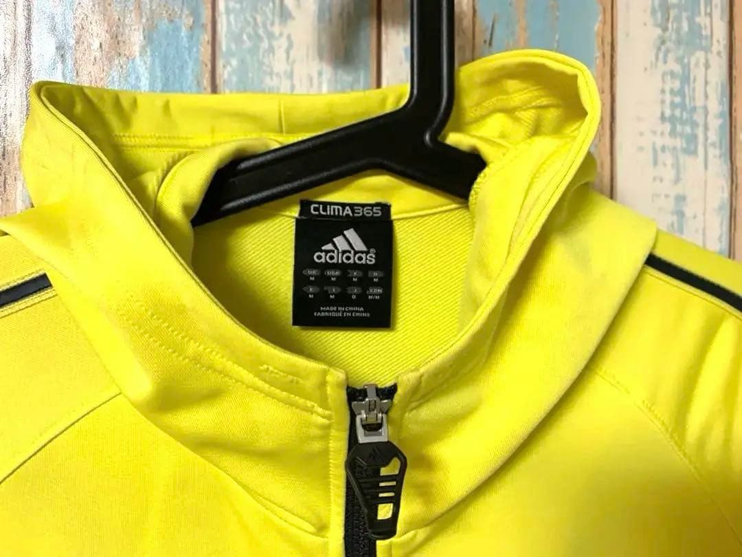 adidas ショッキングイエロー ジャージ トラック トップ 蛍光 黄色