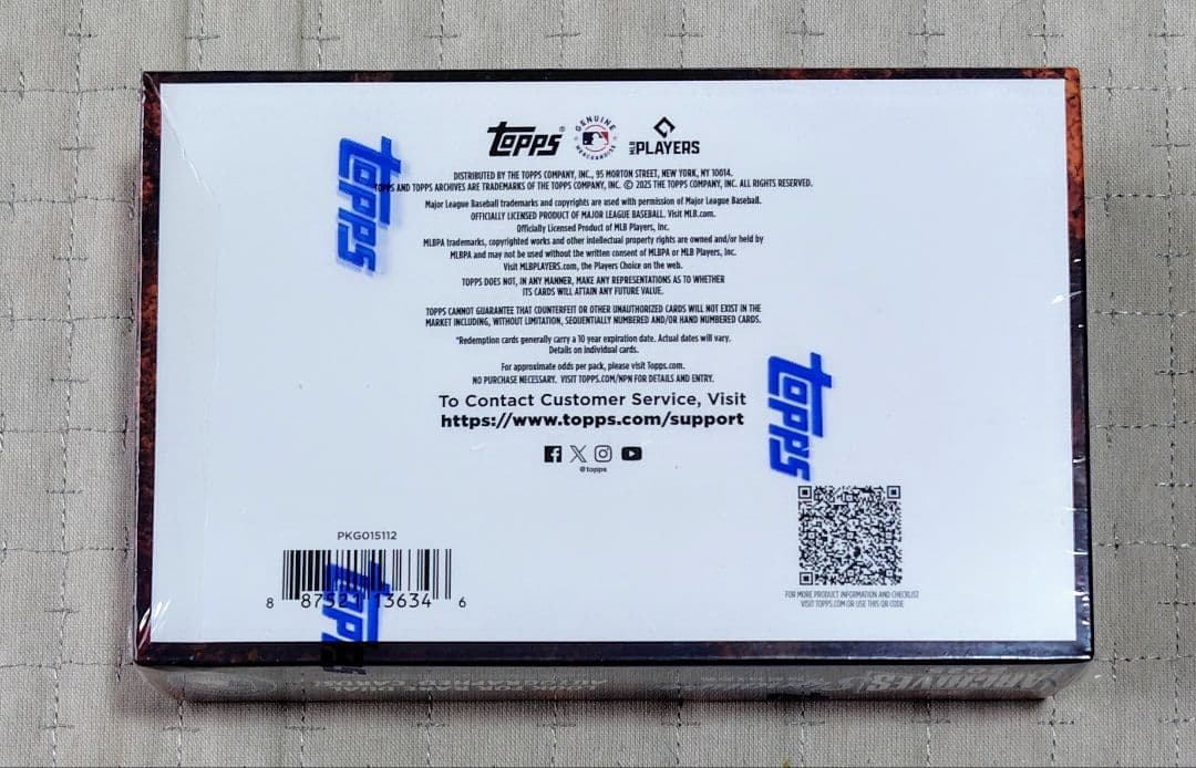 TOPPS 2025 ARCHIVES SIGNATURE新品未開封　1BOX