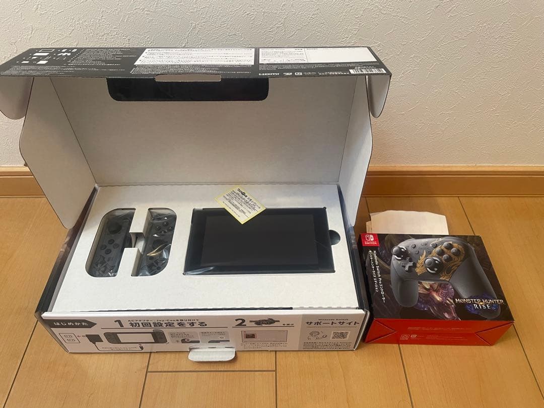 新品　未使用　ニンテンドースイッチ　3DSLL モンスターハンター　セット