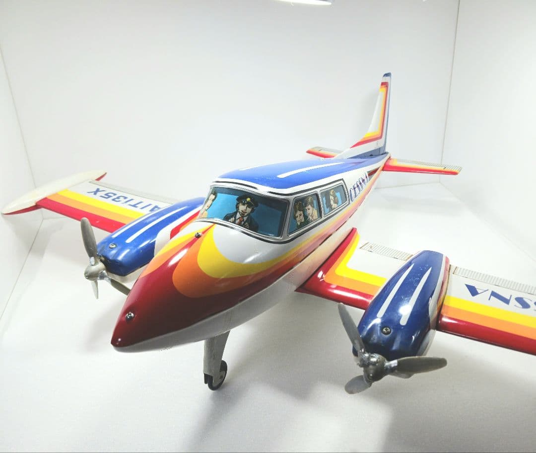 当時物 ICHIKO イチコー 飛行機 セスナ ブリキ