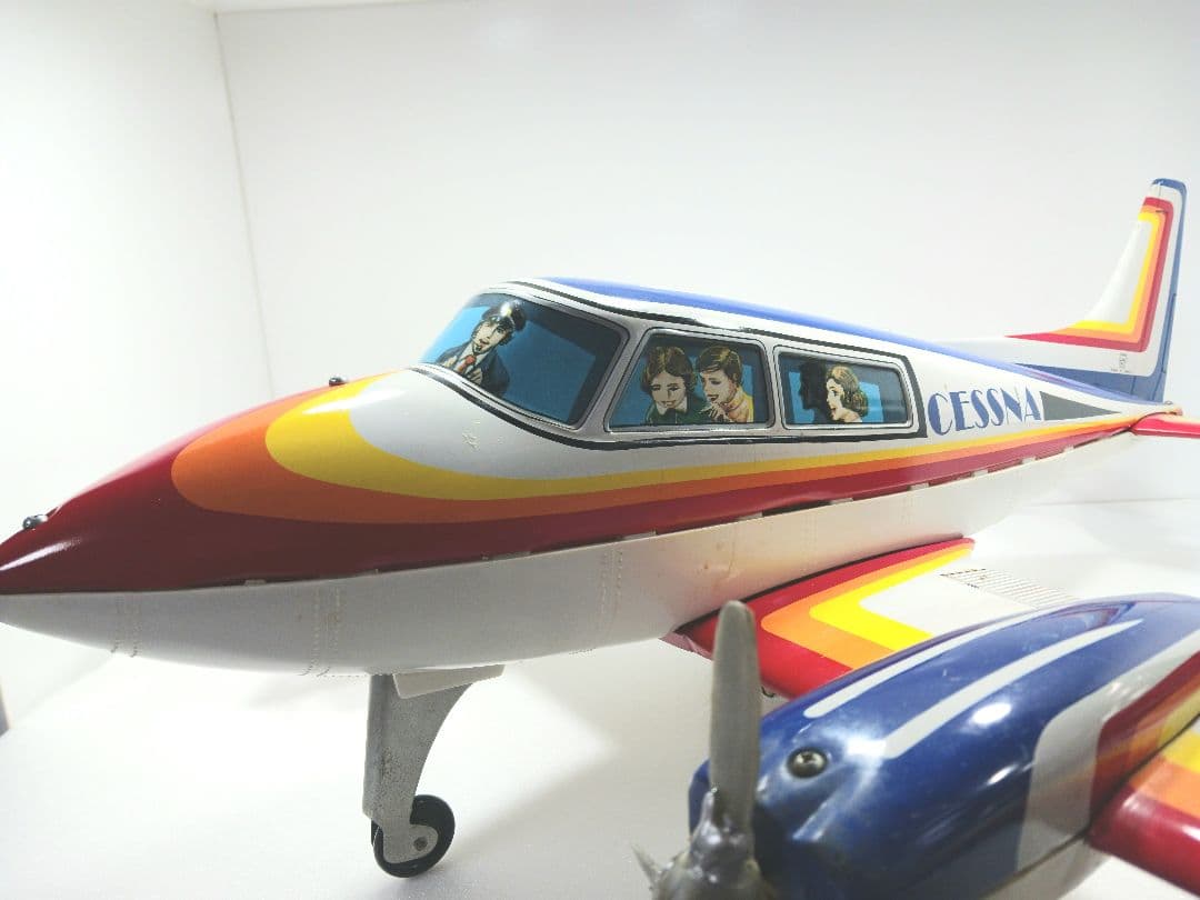 当時物 ICHIKO イチコー 飛行機 セスナ ブリキ