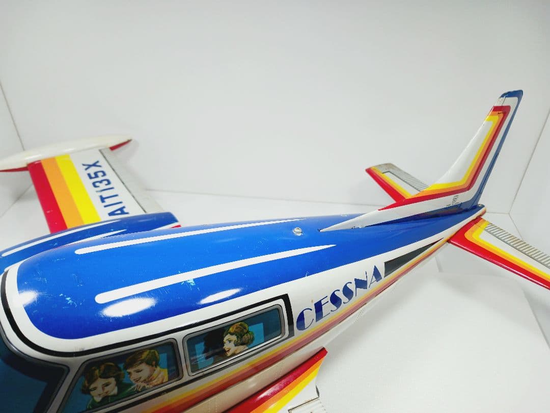 当時物 ICHIKO イチコー 飛行機 セスナ ブリキ