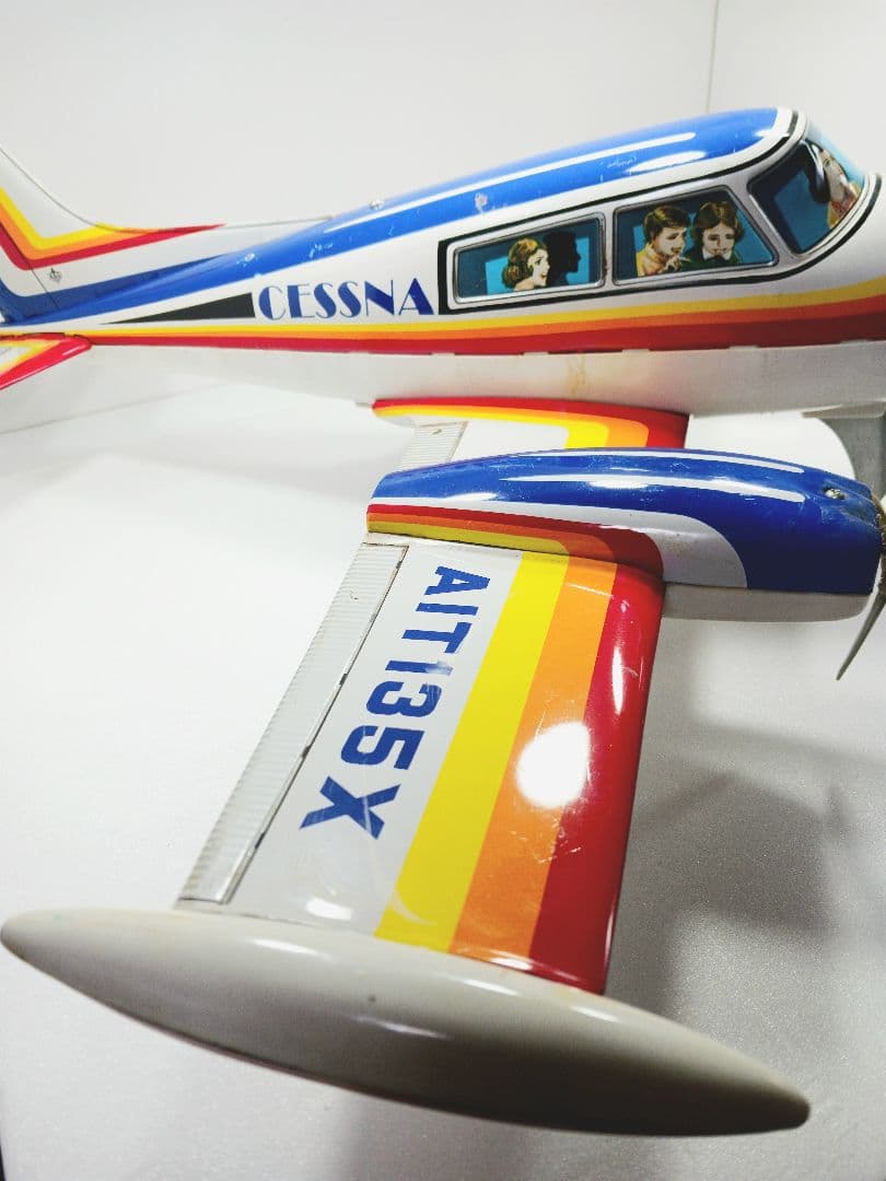 当時物 ICHIKO イチコー 飛行機 セスナ ブリキ