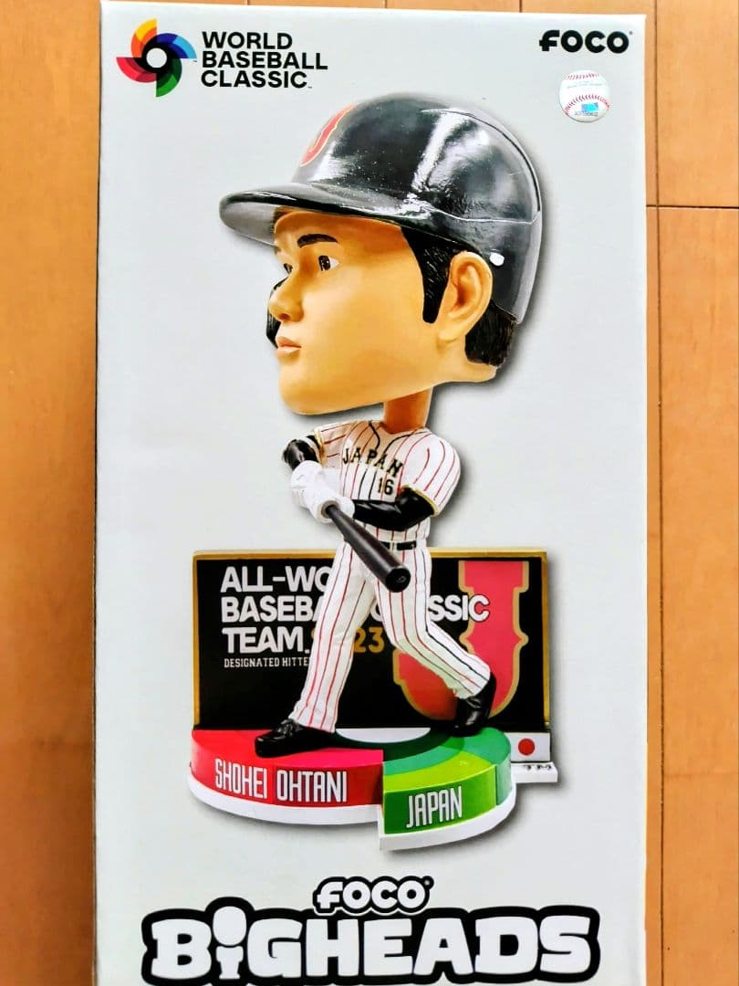 【144個限定】大谷翔平 2023年WBC 打撃シーン ビッグボブルヘッド