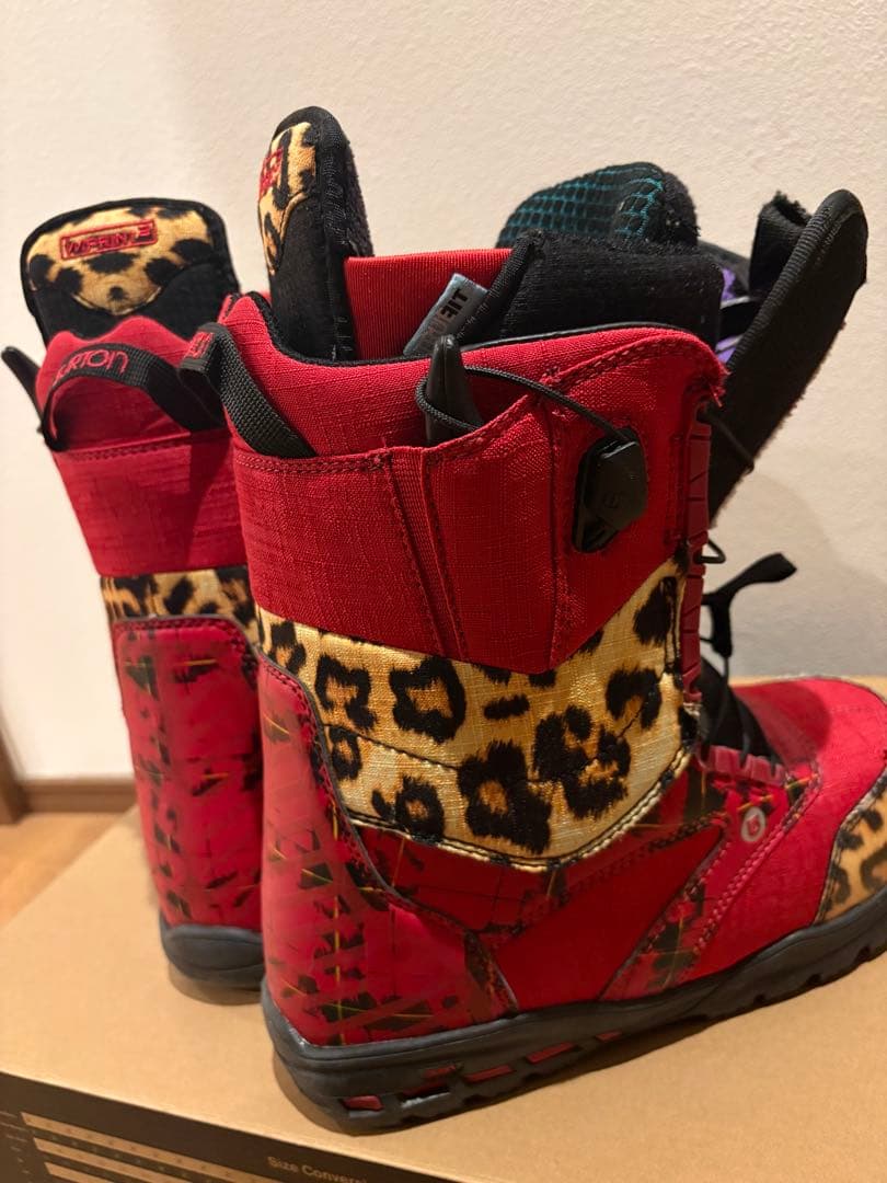 BURTON RITUAL 23.5cmスノーボードブーツヒョウ柄バートン