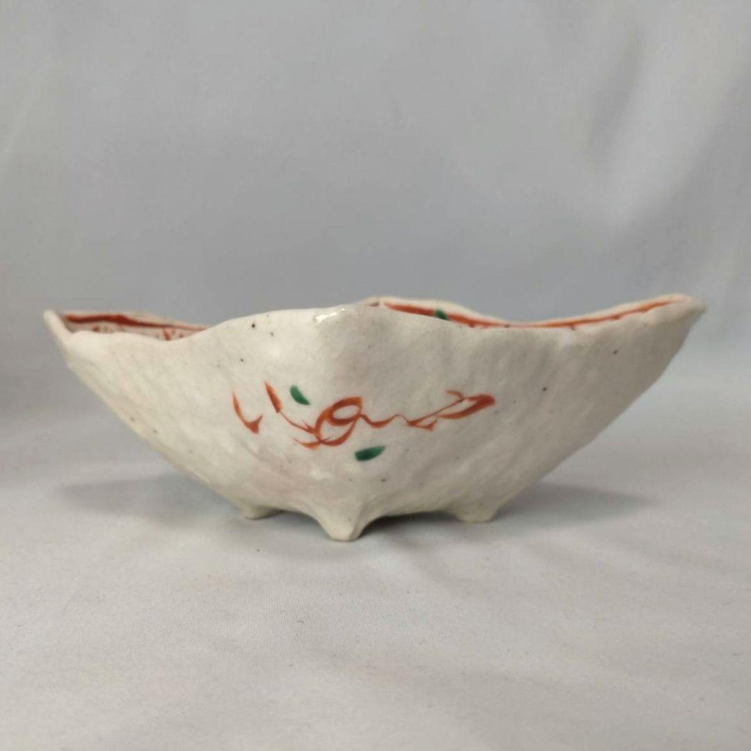 黒岩卓実 たくみ窯 変形鉢 5枚 赤絵 金彩 色絵 美濃焼 人気作者