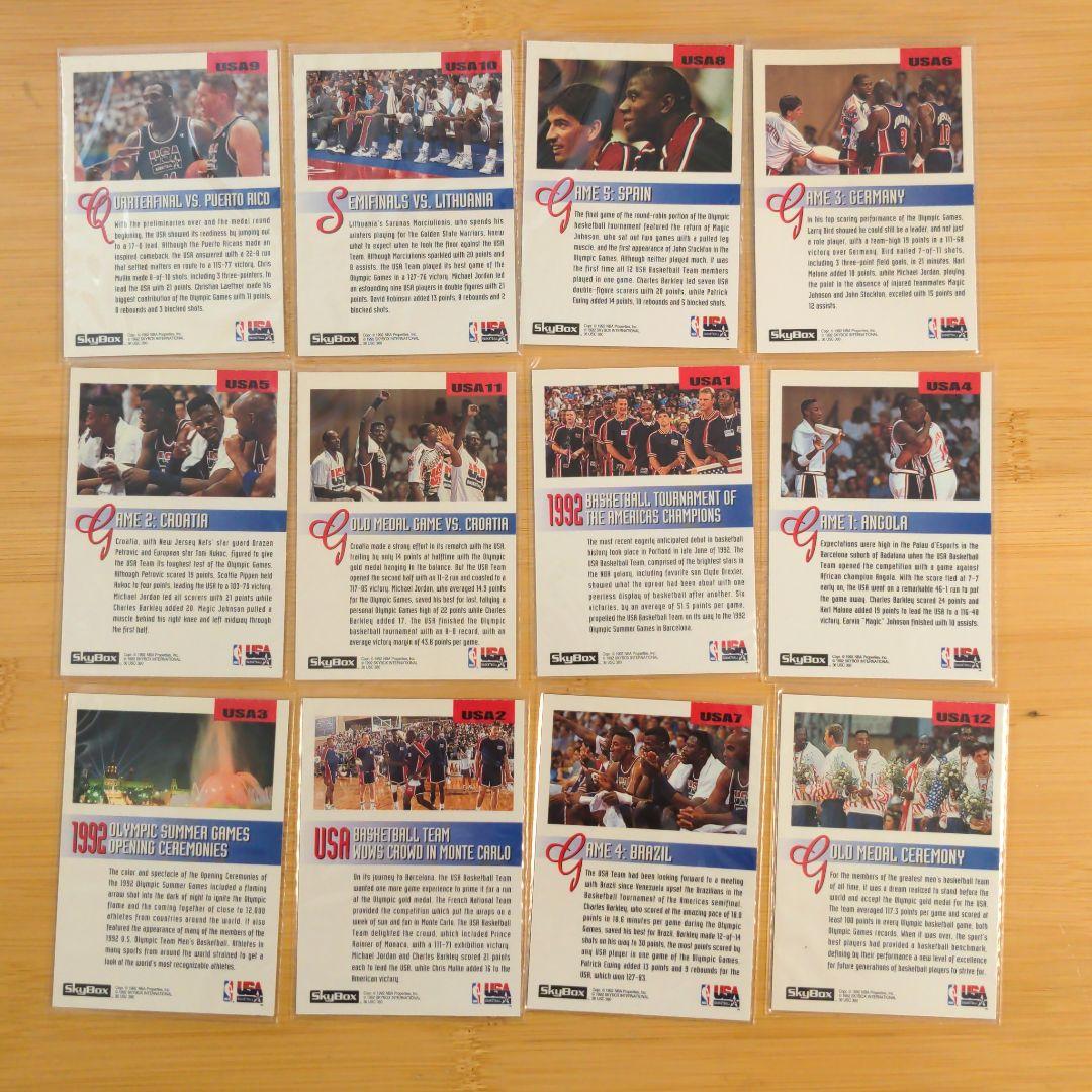 NBAカード 1992 olympic team セット12枚　jordan