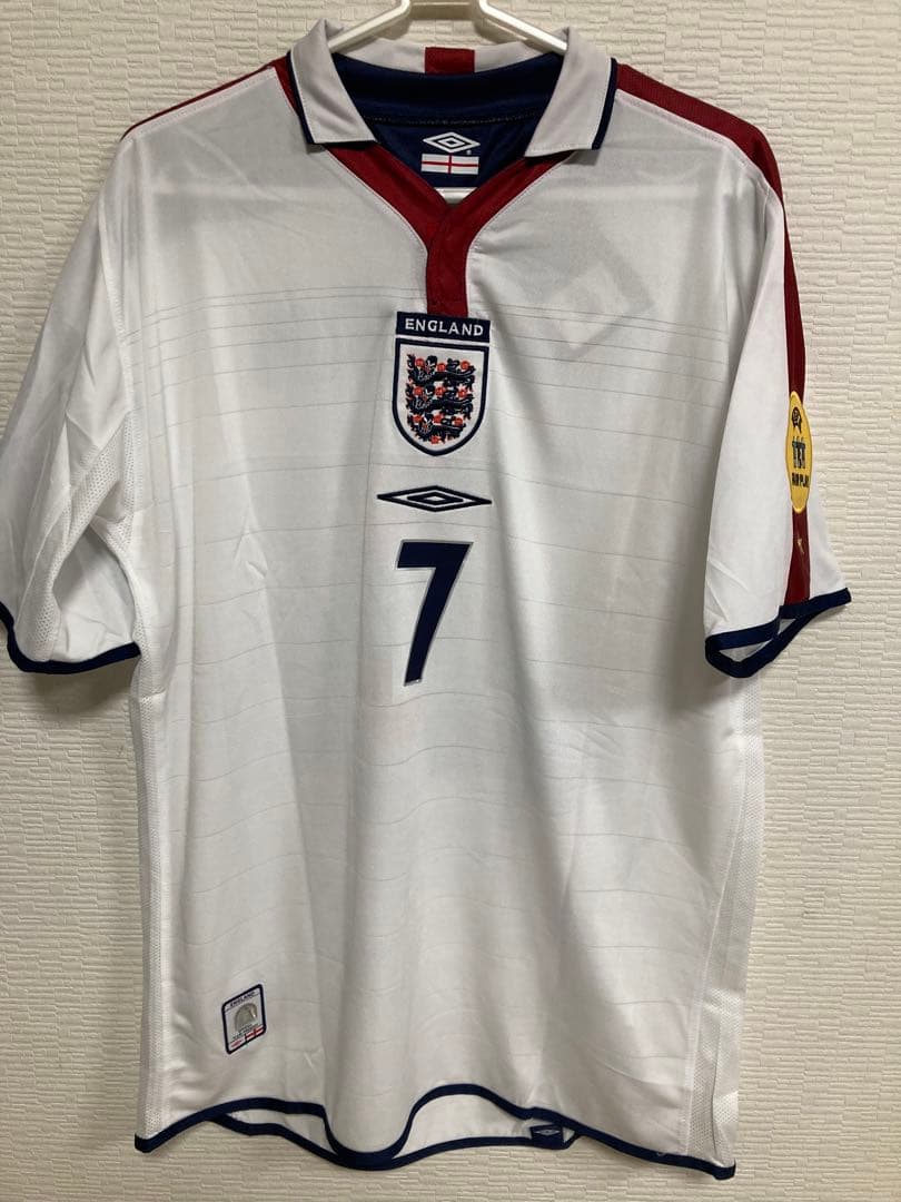 EURO2004 イングランド代表 デイビッド・ベッカム ユニフォーム（H）