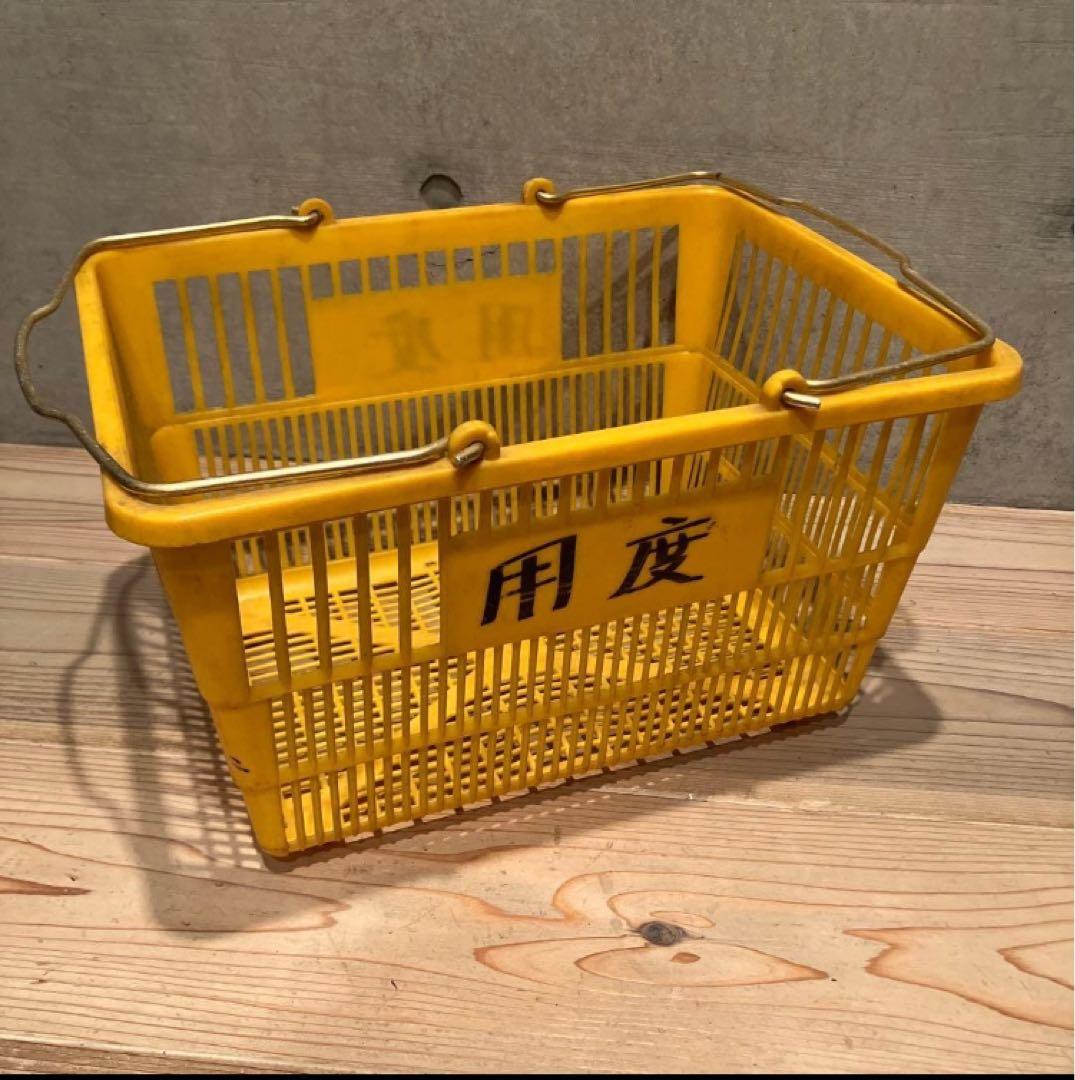 昭和レトロ　買い物カゴ　ニチイ　イズミヤ　平和堂等　レトロポップ　企業物　12個