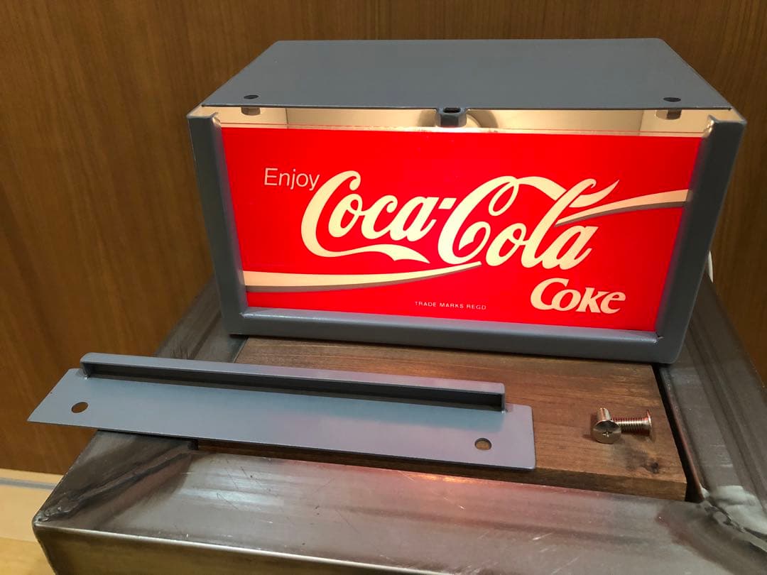 ☆PPYさま専用☆コカコーラアクリル看板☆照明ボックスセット☆ハンドメイド品☆