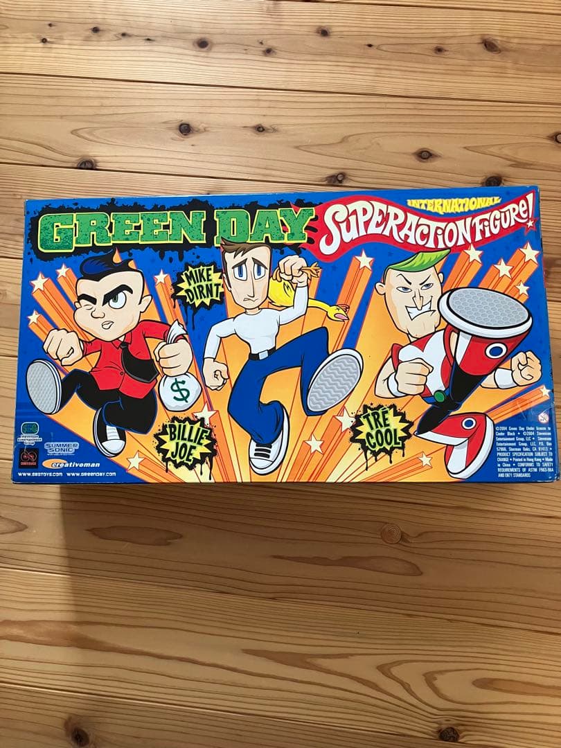 GREEN DAYのフィギュア　未開封