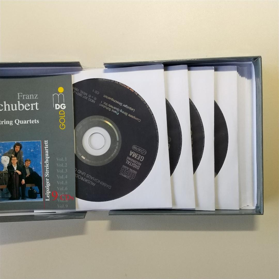 【新品同様】 ベートーヴェン ＆ シューベルト 弦楽四重奏曲全集 計１９CD