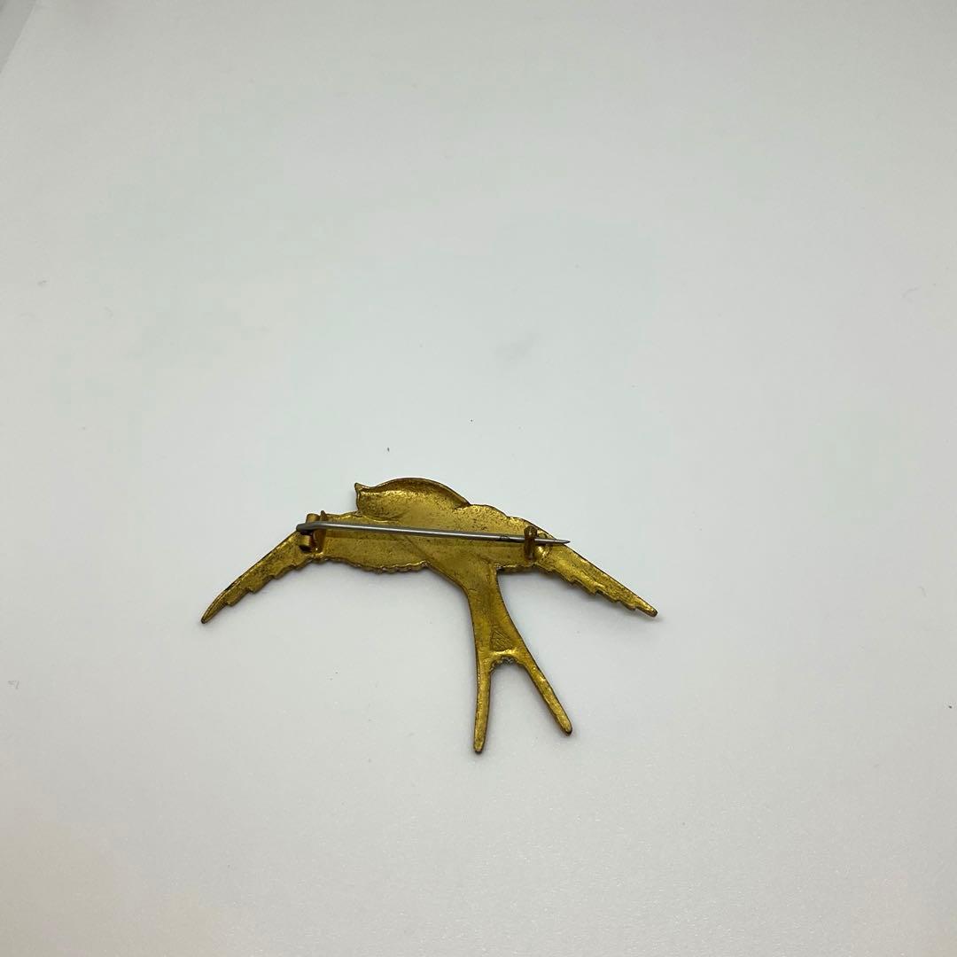✴︎燕　英国製ビンテージブローチ　レアー品⑨