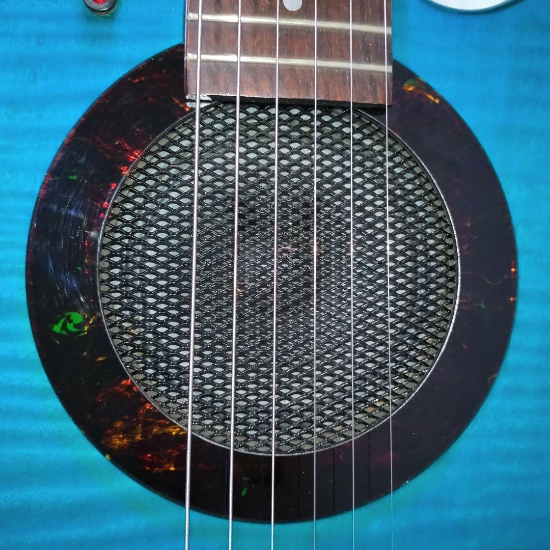 美品　Morris　アンプ内蔵ギター　SOUND CIRCUS　コンパクトギター