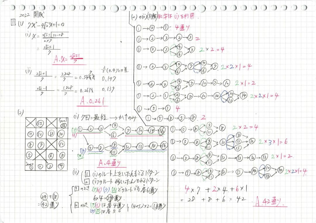 今だけ割引 塾講師オリジナル数学解説 開成 高校入試過去問解説 2016～23