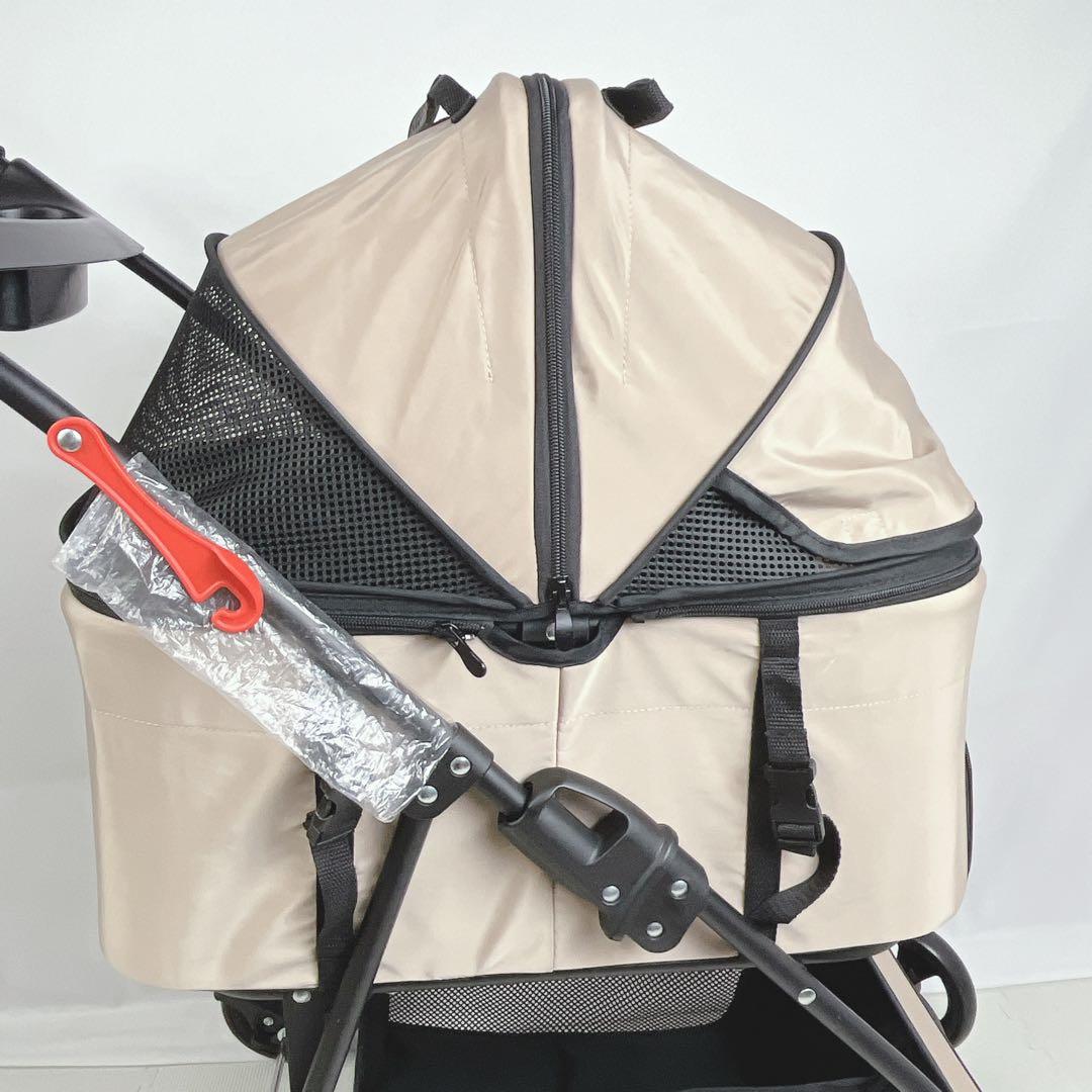 Pandaloli ペットカート　ベージュ　耐荷重20Kg