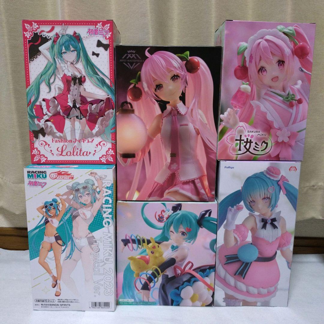 初音ミク　プライズ　フィギュア　旧作　6体セット
