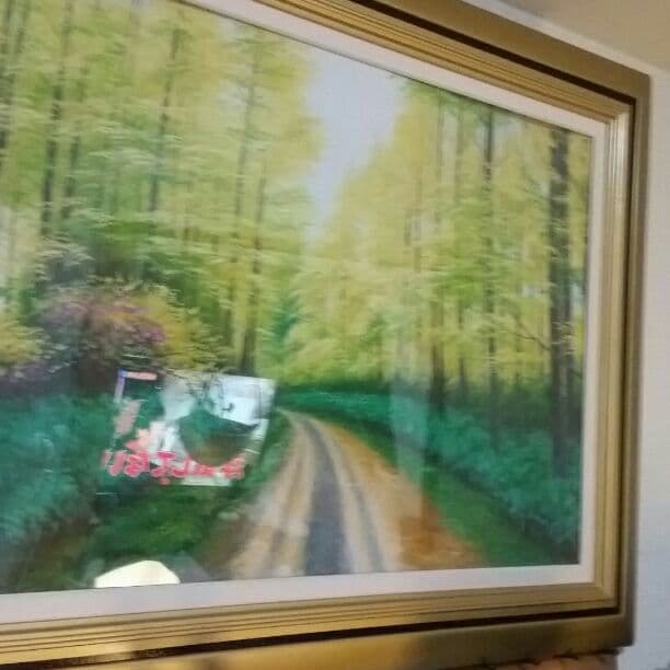50万円で購入！　作者不明　絵画　額付き