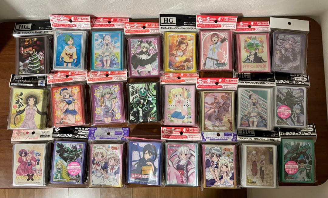 キャラクタースリーブ　デッキシールド　90個　まとめ売り