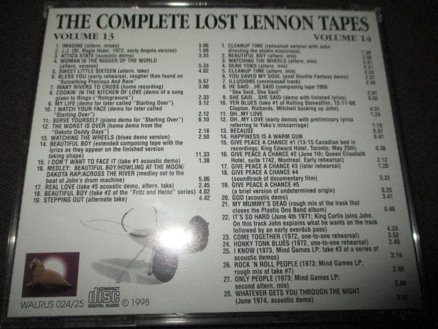 洋楽 john lennon lost lennon tapes (RARE SET)