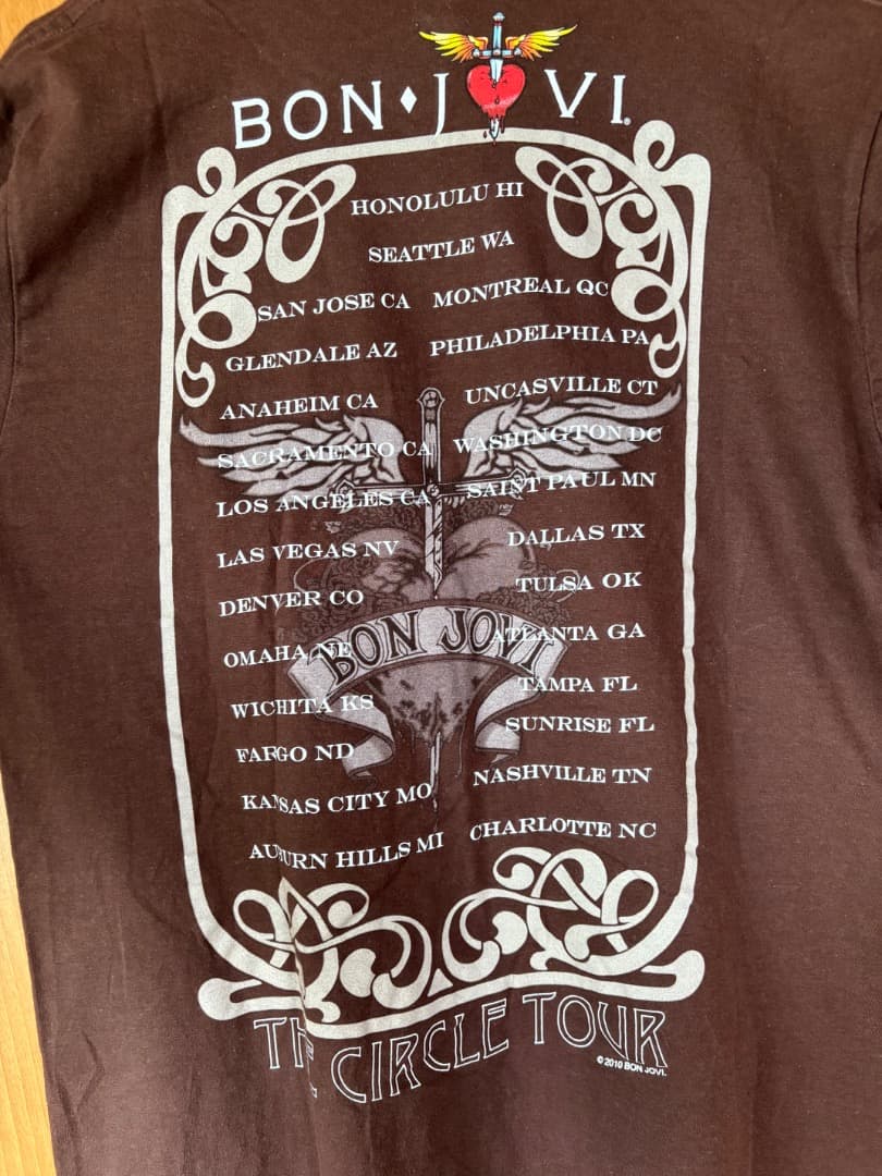 BON JOVI | ツアーT シャツ Lサイズ