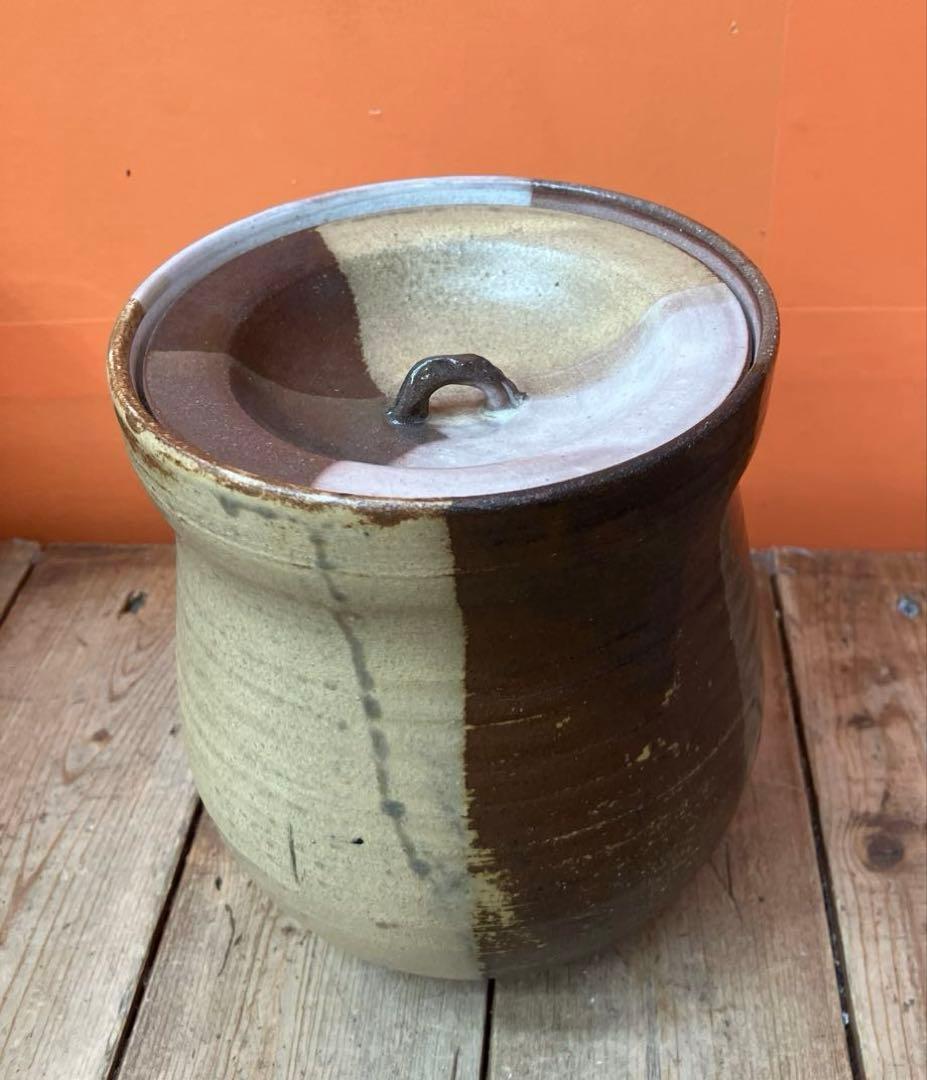 C-壁 茶道具 昇丈作 水指 茶道 陶器 陶磁器 工芸品 美術品 骨董 古道具和