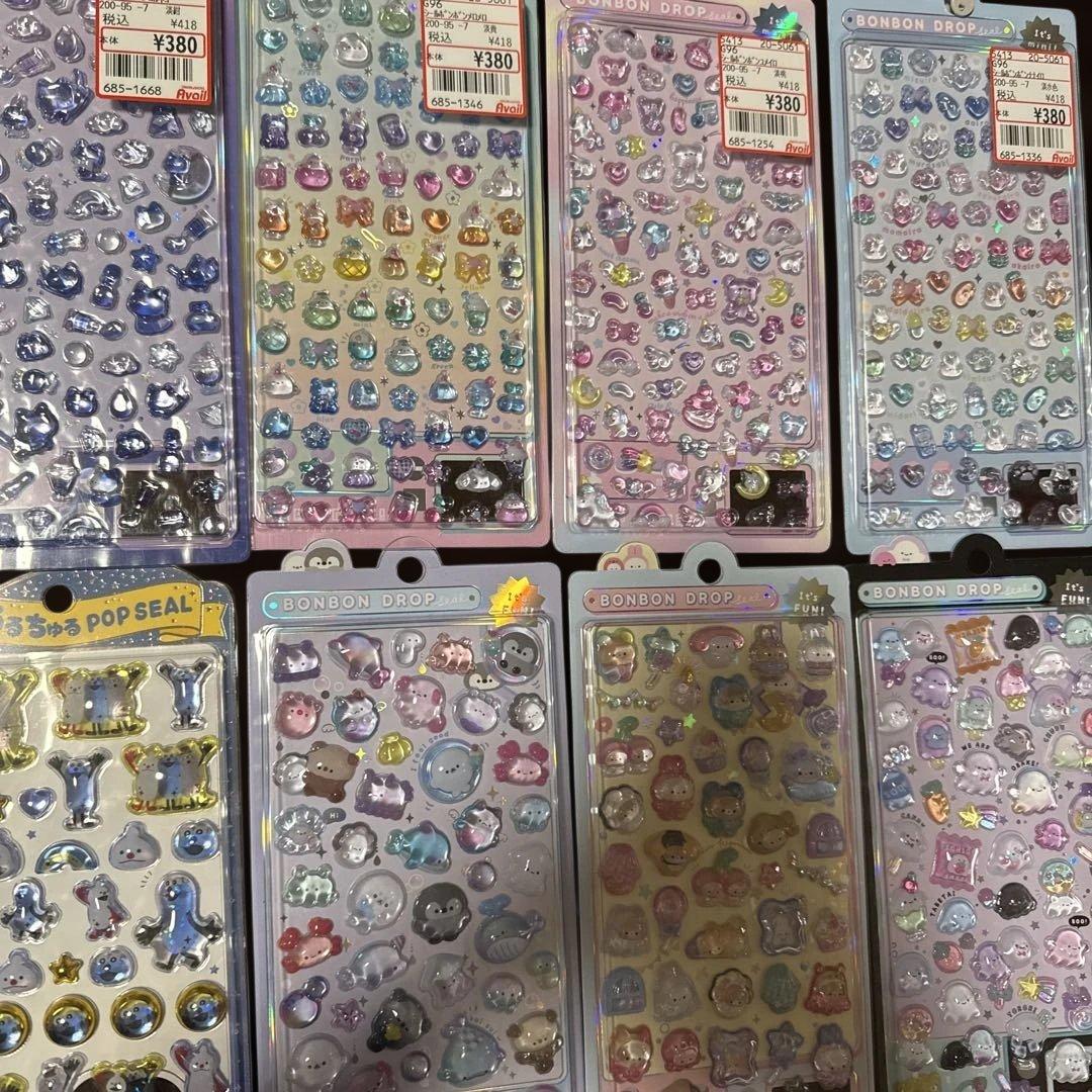 エンジェルブルー　スンスン　うるちゅるシール クーリアボンボンドロップシール