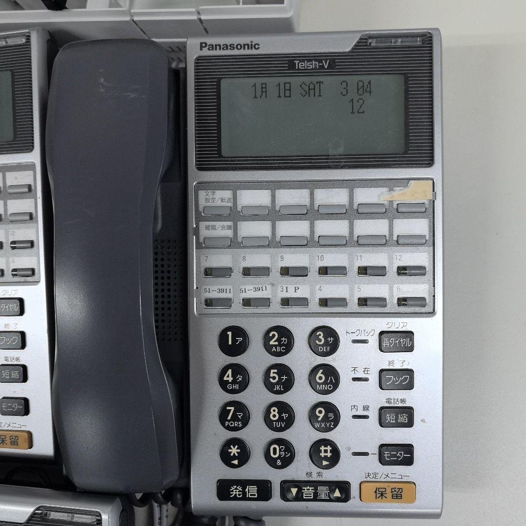【動作確認】Panasonic VB-E150B主装置と12キー電話機5台セット