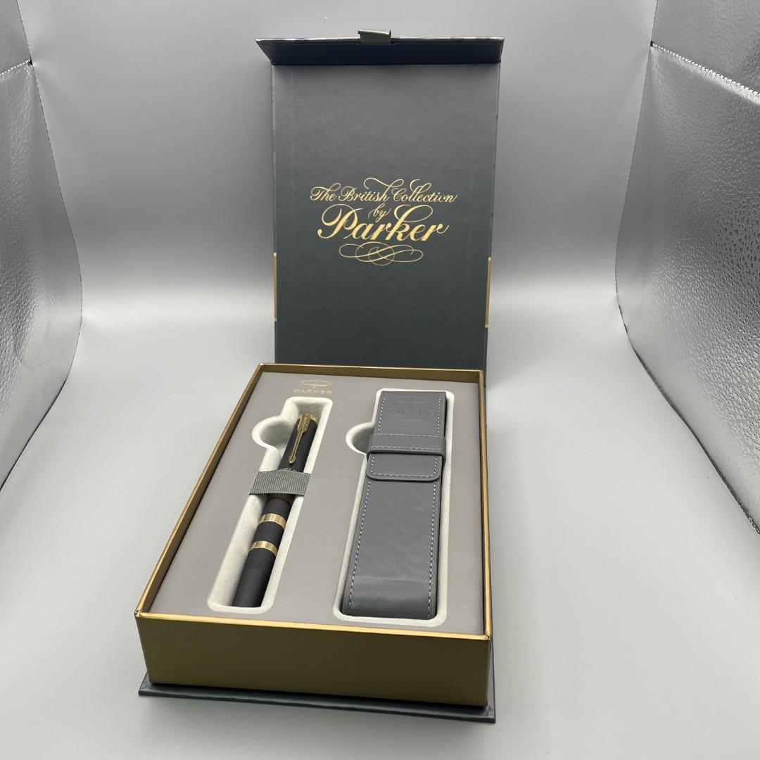パーカー PARKER 万年筆 インジェニュイティ ブラックラバー&メタルGT