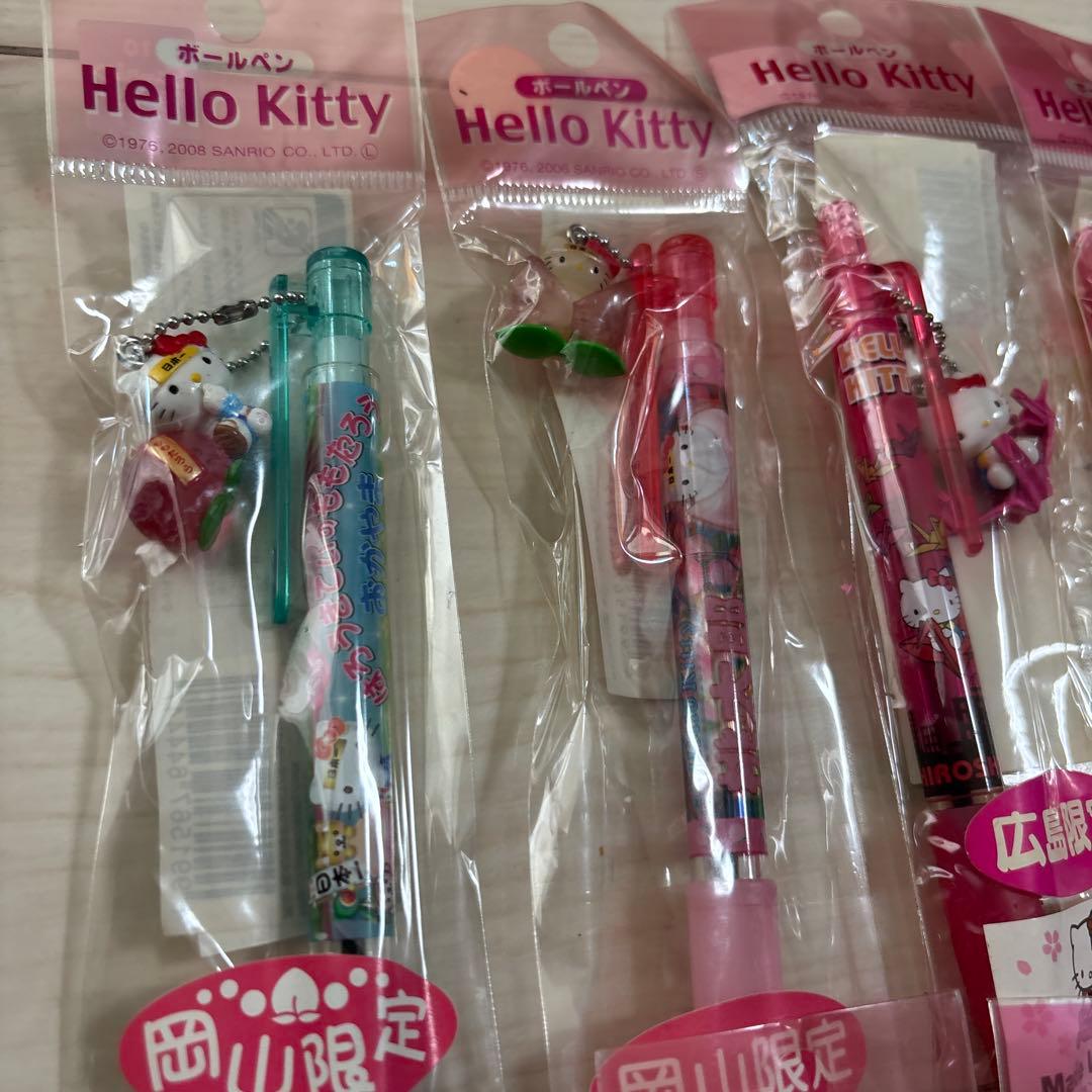 公*o様 Hello Kitty ご当地限定ボールペン9本・シャーペン1本【中国