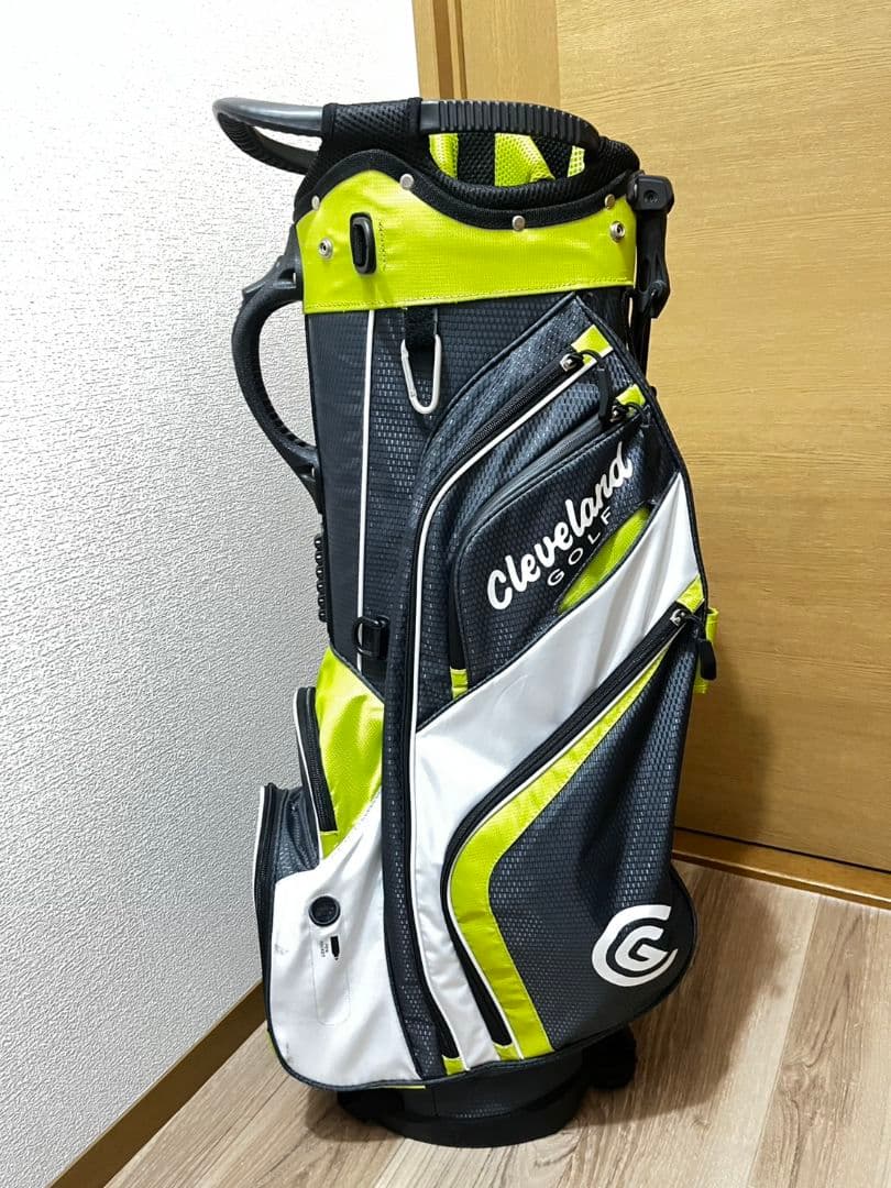 Cleveland Golf キャディバッグ ブラック/ライム