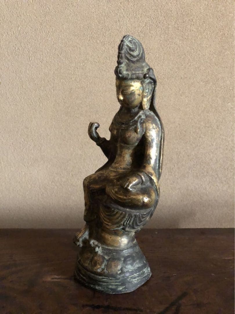 『新羅仏 』弥勒菩薩 (半跏思惟座像　李朝　朝鮮美術　仏教美術)
