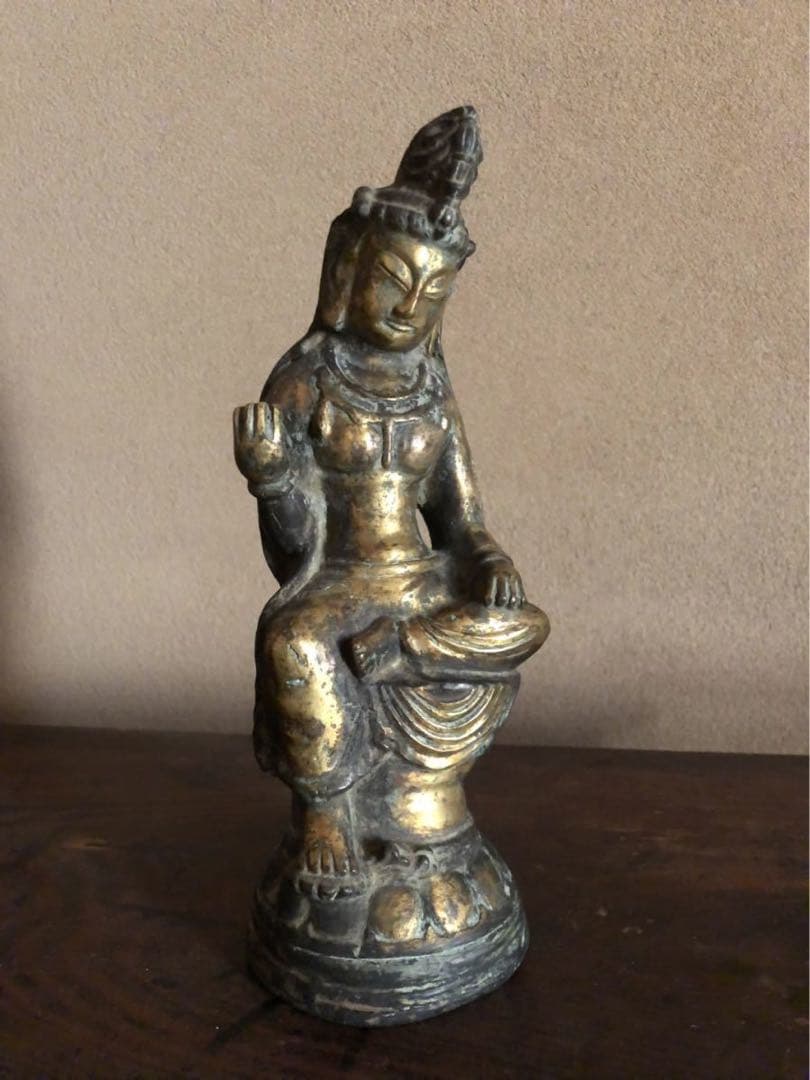 『新羅仏 』弥勒菩薩 (半跏思惟座像　李朝　朝鮮美術　仏教美術)