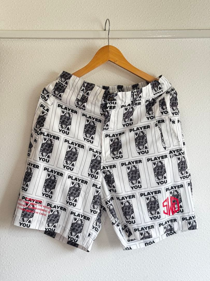 THE SWINGGGA TRUMP SHORTS, WHITE 新品
