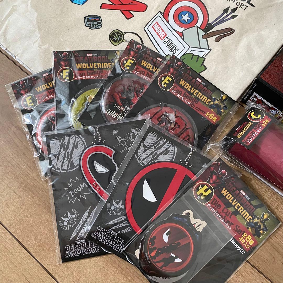 新品 ハッピーくじ マーベル デッドプール＆ウルヴァリン ラスト賞他 14点
