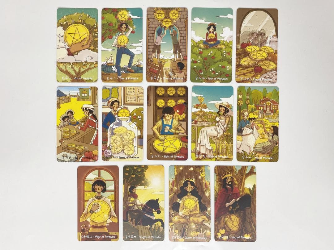 【正規品タロットカード】豪華箔押し仕様✨童話や物語を描いた絵本のようなデッキ