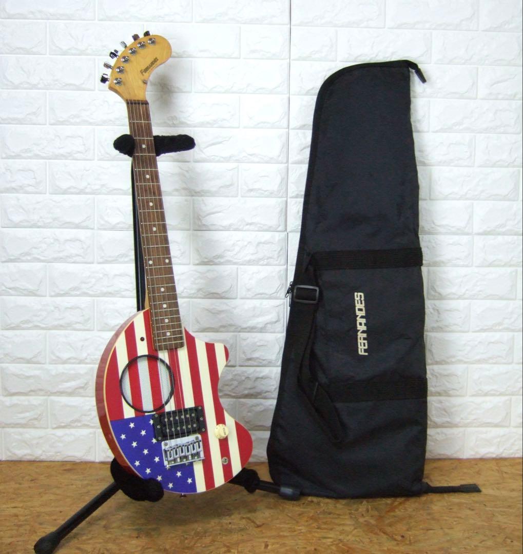 FERNANDES ZO-3 USA 星条旗 アンプ内蔵ギター スピーカー搭載