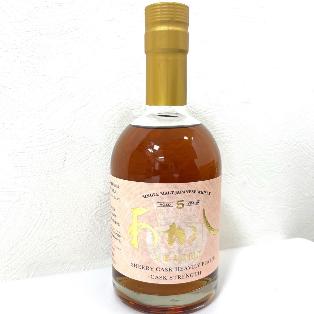 【未開栓】あかし　5年 シングルモルトウイスキー 江井ヶ嶋 500ml