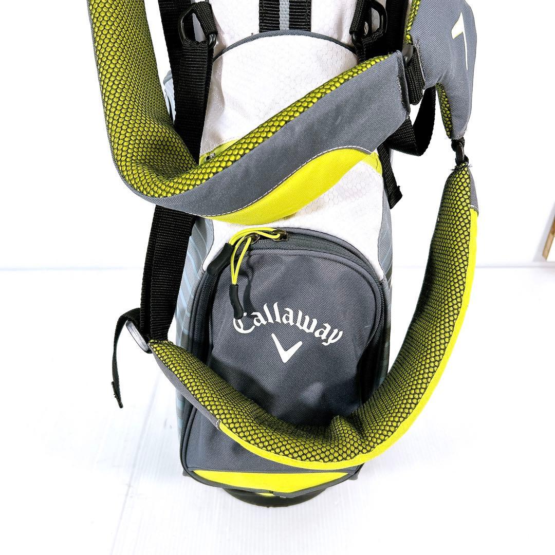 Callaway キャディバッグ スタンドバッグ ホワイト/グレー/イエロー