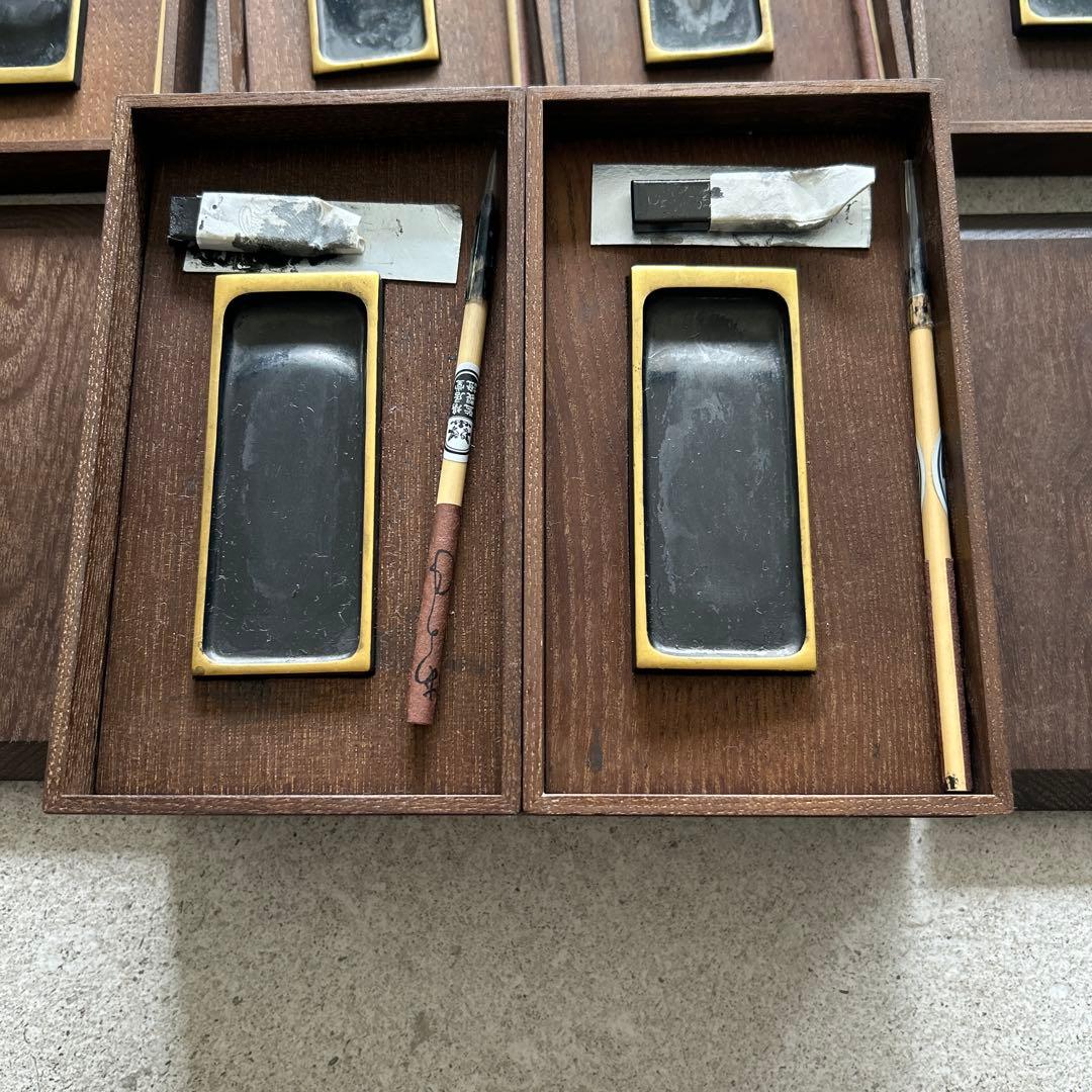 重硯箱　香道具　硯　硯箱　鳩居堂　親硯