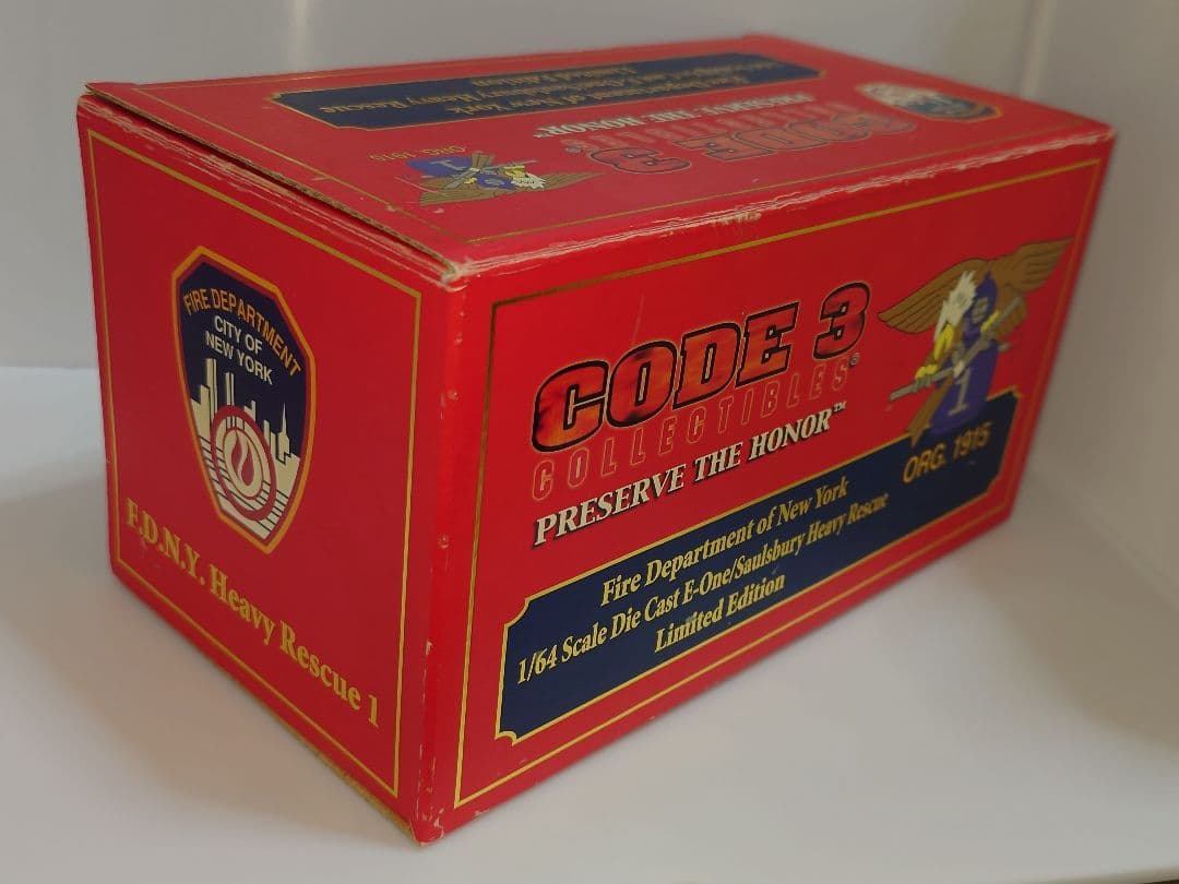 CODE3 Fire Department NY 1/64 ミニカー