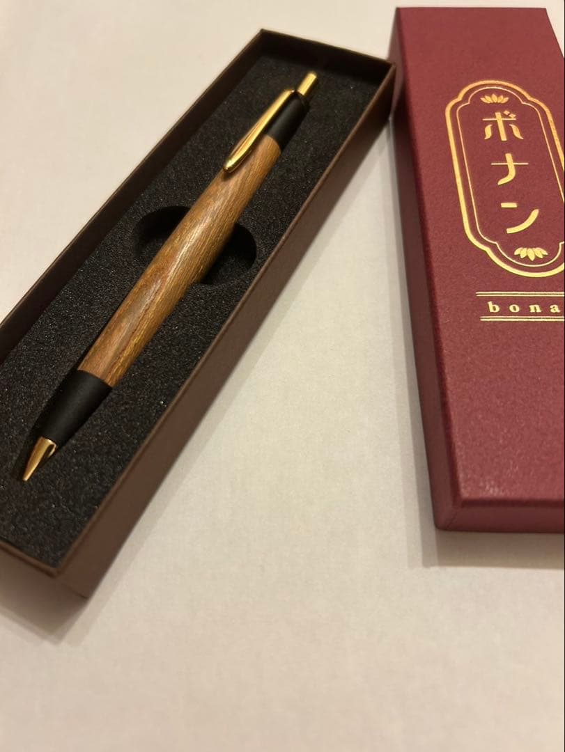 ボナンペン 欅 真鍮金具 シャープペンシル 0.5mm