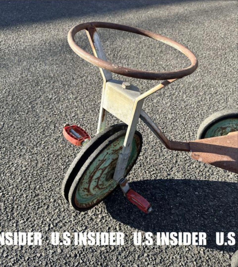 SP・セール‼︎ 鉄製三輪車■アメリカンヴィンテージ■大型73cm