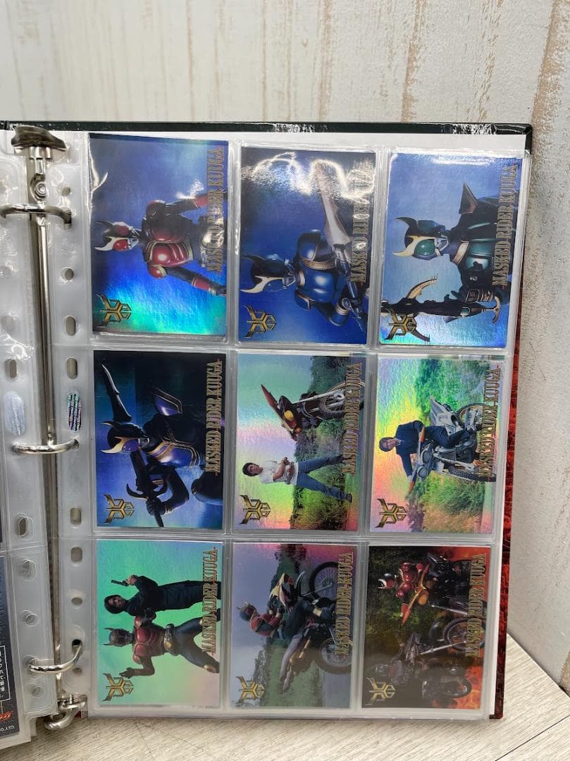 仮面ライダークウガ トレーディングコレクション バインダー カード175枚