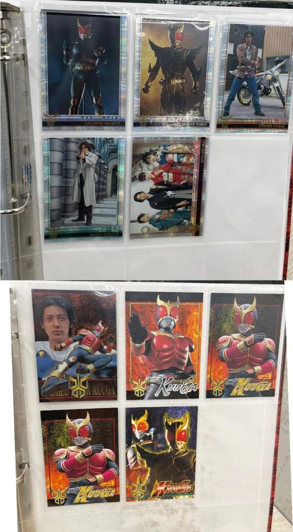 仮面ライダークウガ トレーディングコレクション バインダー カード175枚