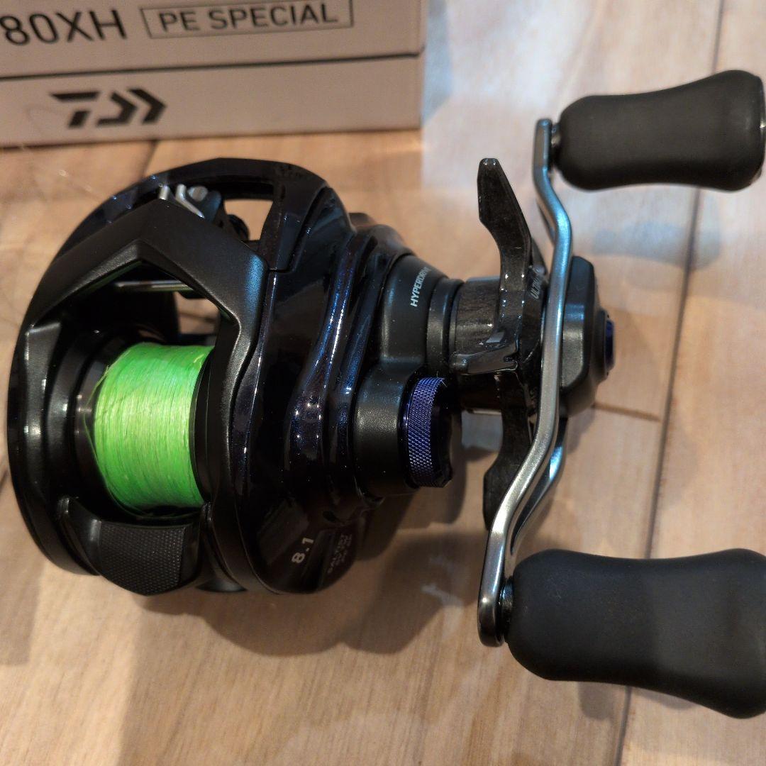 ダイワ　ソルティストSV TW 80XH PE 　ゴメクサススプール　セット